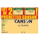 Lot de 2 pochettes papier à dessin - CANSON en promo chez Carrefour Lot de 2 pochettes papier à dessin - CANSON dans le catalogue Carrefour