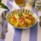 Promo Plat Cuisiné Pâtes Carbonara MAISON TINO à 4,50 € dans le catalogue Carrefour Market à Scionzier