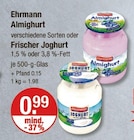 Almighurt oder Frischer Joghurt von Ehrmann im aktuellen V-Markt Prospekt für 0,99 €