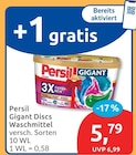 Gigant Discs Waschmittel Angebote von Persil bei budni Stade für 5,79 €