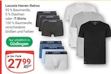 Herren-Retros von Lacoste im aktuellen GLOBUS Prospekt