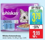 Katzennahrung Angebote von Whiskas bei Marktkauf Filderstadt für 3,79 €