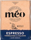 Café espresso moulu - MÉO - Netto à Clermont-Ferrand Café espresso moulu - MÉO en promo chez Netto Clermont-Ferrand à 11,95 €