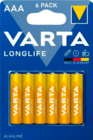 6 piles longlife - VARTA en promo chez Norma Strasbourg à 1,74 €