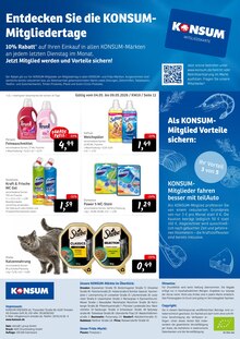 Katzenfutter im Konsum Prospekt "Preisparade" mit 12 Seiten (Dresden)