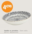 Saladier en porcelaine dans le catalogue B&M