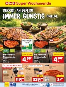 Holzkohlegrill im Netto Marken-Discount Prospekt "Aktuelle Angebote" mit 61 Seiten (Augsburg)