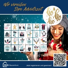 RHG Baucentrum Prospekt für Weischlitz mit 1 Seite RHG Baucentrum Prospekt für Weischlitz: "RHG Online Adventskalender. Jetzt einfach online registrieren, mitspielen und gewinnen!", 1 Seite, 10.11.2023 - 24.12.2023