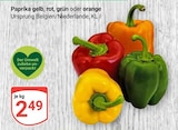 GLOBUS Hattersheim - Paprika gelb, rot, grün oder orange Angebot im Prospekt Paprika gelb, rot, grün oder orange bei GLOBUS im Hattersheim Prospekt für 2,49 €
