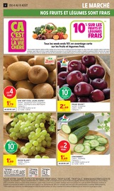 Promos Fruits Et Légumes dans le catalogue "-60% DE REMISE IMMÉDIATE SUR LE 2ÈME" de Intermarché Super Fruits Et Légumes en promo dans le catalogue Intermarché Super à la page 4