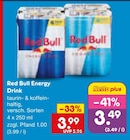 Energy Drink Angebote von Red Bull bei Netto Marken-Discount Pirmasens für 3,49 €