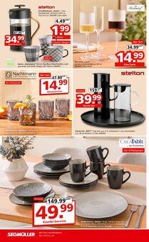 Tafel-Set im Segmüller Prospekt "Segmüller Wohnen Spezial" mit 18 Seiten (Nürnberg)