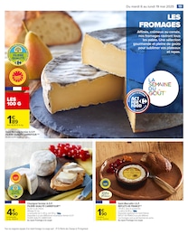 Prix et réduction Saint-Nectaire dans le prospectus Carrefour en cours Offre Saint-Nectaire dans le catalogue Carrefour du moment à la page 21