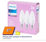 LED-Lampen in Kerzenform Angebote von Philips bei Action Moers für 3,99 €