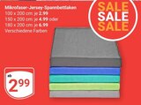 Aktuelles Mikrofaser-Jersey-Spannbettlaken Angebot bei GLOBUS in Jena ab 2,99 €