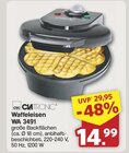 Waffeleisen WA 3491 im Angebot bei famila Nordwest in Lingen Waffeleisen WA 3491 Angebote von Clatronic bei famila Nordwest Lingen für 14,99 €