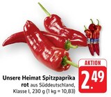 Spitzpaprika rot bei E center im Prospekt "" für 2,49 €