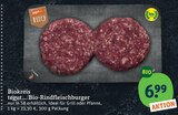 Aktuelles Bio-Rindfleischburger Angebot bei tegut in Jena ab 6,99 €