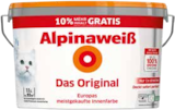 Aktuelles WAND- UND DECKENFARBE ALPINAWEISS DAS ORIGINAL Angebot bei OBI in Mannheim ab 49,99 €