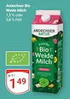 Aktuelle Milch Angebote bei GLOBUS in Krefeld Aktuelles Bio Weide Milch Angebot bei GLOBUS in Krefeld ab 1,49 €