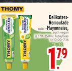 Mayonnaise im EDEKA Prospekt Delikatess-Remoulade von Thomy im aktuellen EDEKA Prospekt für 1,79 €