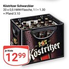 Schwarzbier im Angebot bei GLOBUS in Ludwigshafen Schwarzbier Angebote von Köstritzer bei GLOBUS Ludwigshafen für 12,99 €