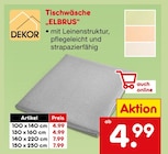 Tischwäsche ELBRUS Angebote bei Netto Marken-Discount Aschaffenburg für 4,99 €