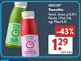 Smoothie im ALDI SÜD Prospekt Smoothie von innocent im aktuellen ALDI SÜD Prospekt für 1,29 €