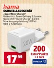Schnellladegerät Super Mini Charger Angebote von hama bei E center Göppingen für 17,99 €