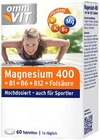 Magnesium 400 von Omnivit für 2,99 € bei Penny im Angebot Magnesium 400 von Omnivit im aktuellen Penny Prospekt