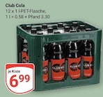 Club Cola im Angebot bei GLOBUS in Senftenberg Club Cola Angebote bei GLOBUS Senftenberg für 6,99 €