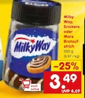 Brotaufstrich Angebote von Milky Way, Snickers oder Brotaufstrich bei Netto Marken-Discount Bonn für 3,49 €