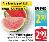 EDEKA - Mini-Wassermelonen Angebot im Prospekt Mini-Wassermelonen bei EDEKA im Prospekt "" für 2,50 €