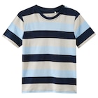 Aktuelle Shirt Angebote bei Ernstings family in Bielefeld Aktuelles Jungen T-Shirt mit bunten Blockstreifen Angebot bei Ernstings family in Bielefeld ab 6,99 €