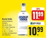 Absolut Vodka bei EDEKA im Jöhstadt Prospekt für 10,99 €