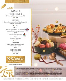 Catalogue Picard à Épinal cette semaine, valable du 05/12/2022 au 01/01/2023 Prospectus Picard à Épinal, "Joyeux Noël(s)", 16 pages de promos valables du 05/12/2022 au 01/01/2023