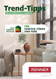 Renner Prospekt für Eching: "Trend-Tipps FÜR DIE ENERGETISCHE SANIERUNG", 8 Seiten, 24.05.2024 - 02.06.2024