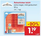 Rohschinken leicht im Angebot bei Netto Marken-Discount in Hemer Rohschinken leicht Angebote bei Netto Marken-Discount Hemer für 1,19 €
