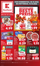 Kaufland Supermarkt Prospekt der aktuellen Woche mit 70 Seiten, gültig von 08.10.2026 bis 14.10.2026, in St. Ingbert und Umgebung Aktueller Kaufland Supermarkt Prospekt in St. Ingbert und Umgebung, "Hier bin ich richtig" mit 70 Seiten, 08.10.2026 - 14.10.2026