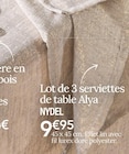 Lot de 3 serviettes de table Alya - NYDEL dans le catalogue Ambiance & Styles