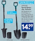 Spezial-Spaten im Angebot bei ALDI SÜD in Erkrath Spezial-Spaten Angebote von Gardenline bei ALDI SÜD Erkrath für 14,99 €