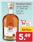 Liköre Angebote von Zinselhof bei Netto Marken-Discount Eisenach für 5,49 €