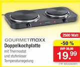 Doppelkochplatte im Angebot bei Zimmermann in Bremerhaven Doppelkochplatte Angebote von GOURMETMAXX bei Zimmermann Bremerhaven für 19,99 €