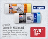 Kosmetik-Müllbeutel im Angebot bei ALDI Nord in Dresden Kosmetik-Müllbeutel Angebote von Optihome bei ALDI Nord Dresden für 1,29 €