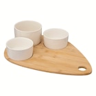 Set apéritif bambou x4 pièces en promo chez Maxi Bazar Antibes à 12,99 €