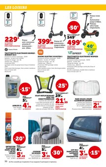 Promo Trottinette dans le catalogue Hyper U du moment à la page 50