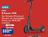 E-Scooter V40i im Angebot bei ALDI Nord in Göttingen E-Scooter V40i Angebote von NAVEE bei ALDI Nord Göttingen für 333,00 €