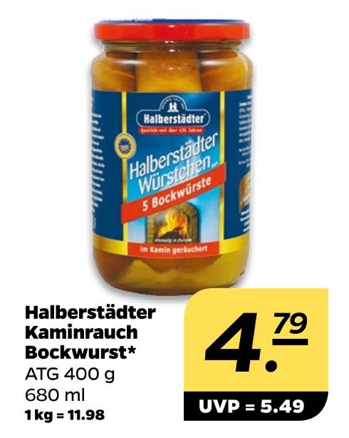 Kaminrauch Bockwurst