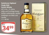 Aktuelles Highland Single Malt Scotch Whisky Angebot bei GLOBUS in Leipzig ab 34,99 €
