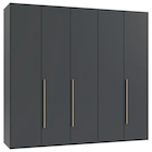 DREHTÜRENSCHRANK 5-türig Graphitfarben, Eiche Artisan von Chameo im aktuellen XXXLutz Möbelhäuser Prospekt für 489,00 €